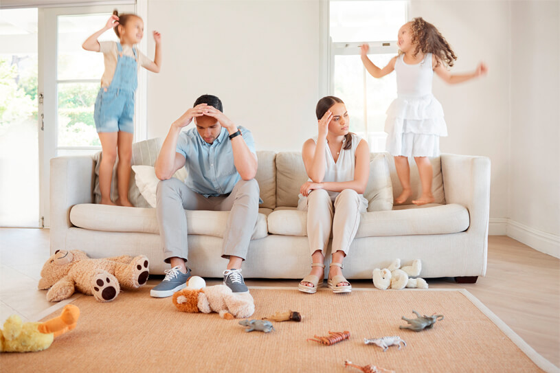stressed parent